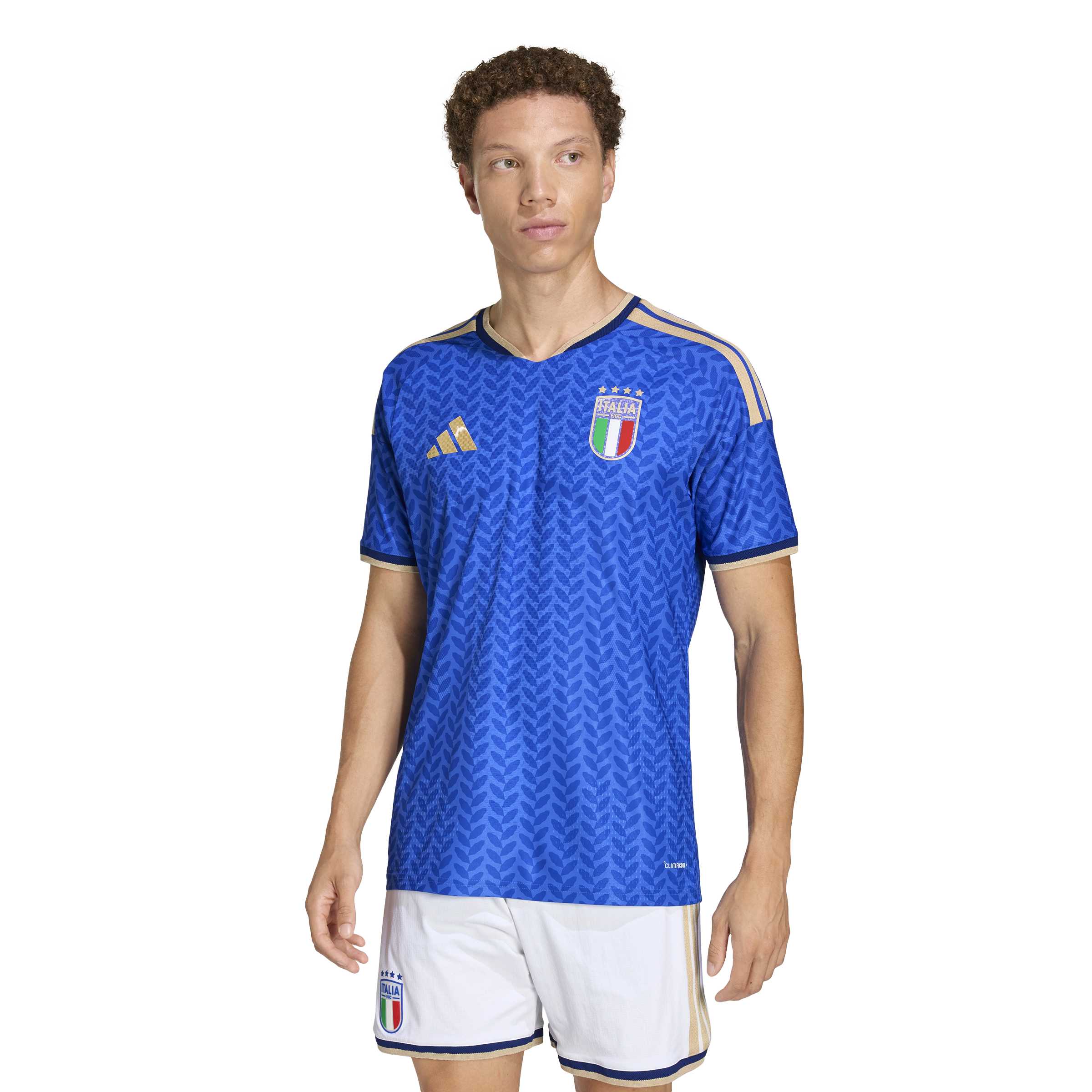 Adidas Mens Italy 26 Home Authentic Football Jersey - Image 2