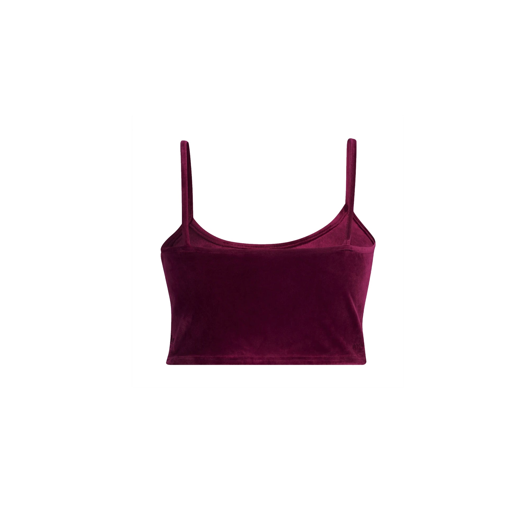 Adidas x Ivy Park Womens Velvet Bralett 'Cherry Wood' - Image 2