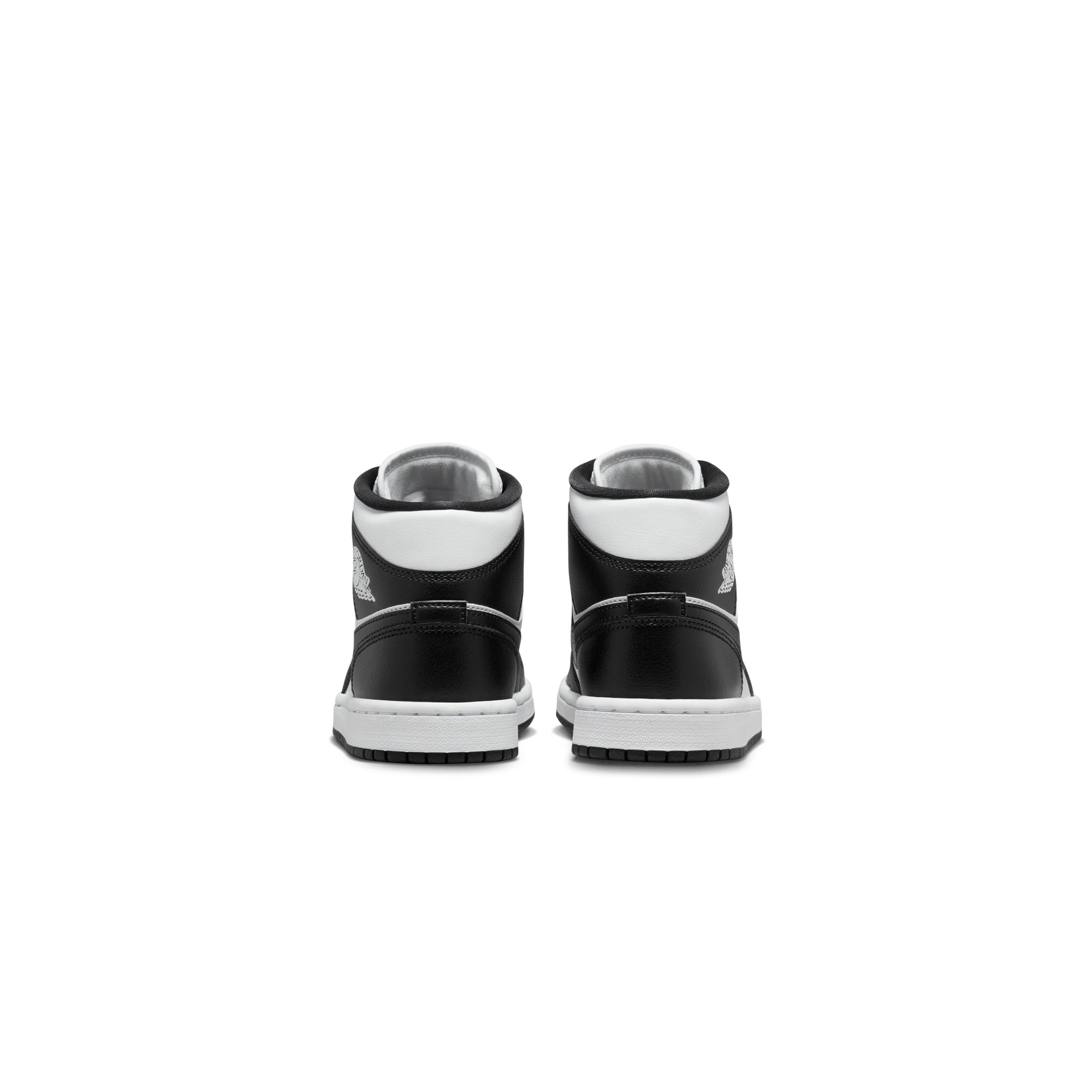 Air Jordan 1 Womens Mid Shoes 'White/Black' - Image 3