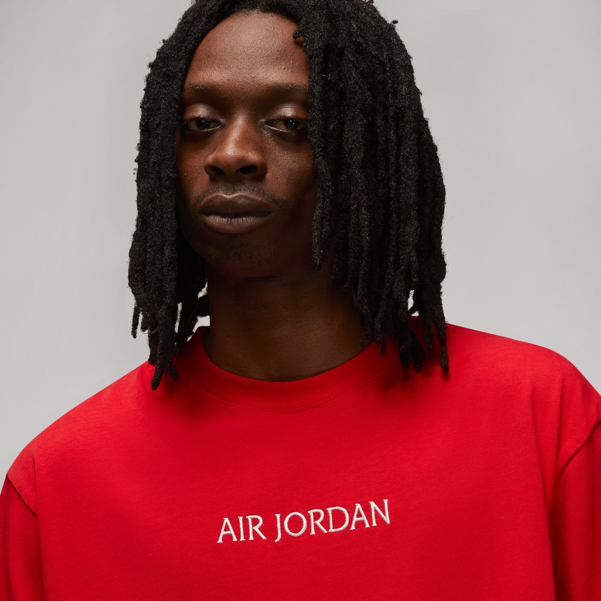 Air Jordan Mens SS Tee Red - Image 4