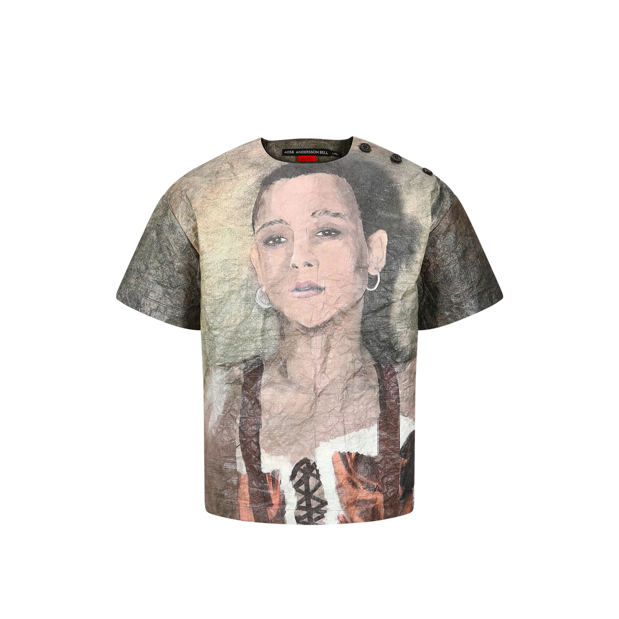 Andersson Bell Mens Remy Printed Tyvek Top