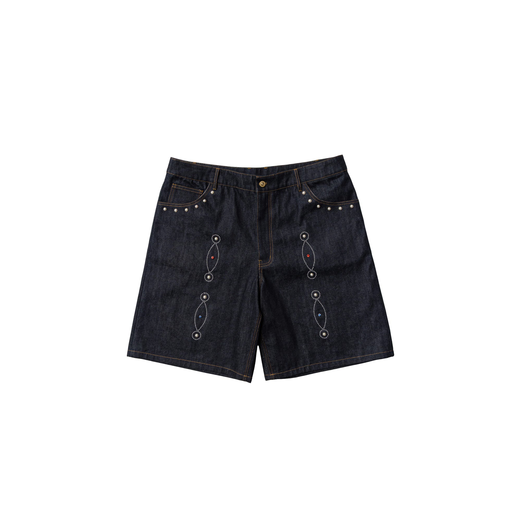 Brigade Mens Studded Denim Jorts