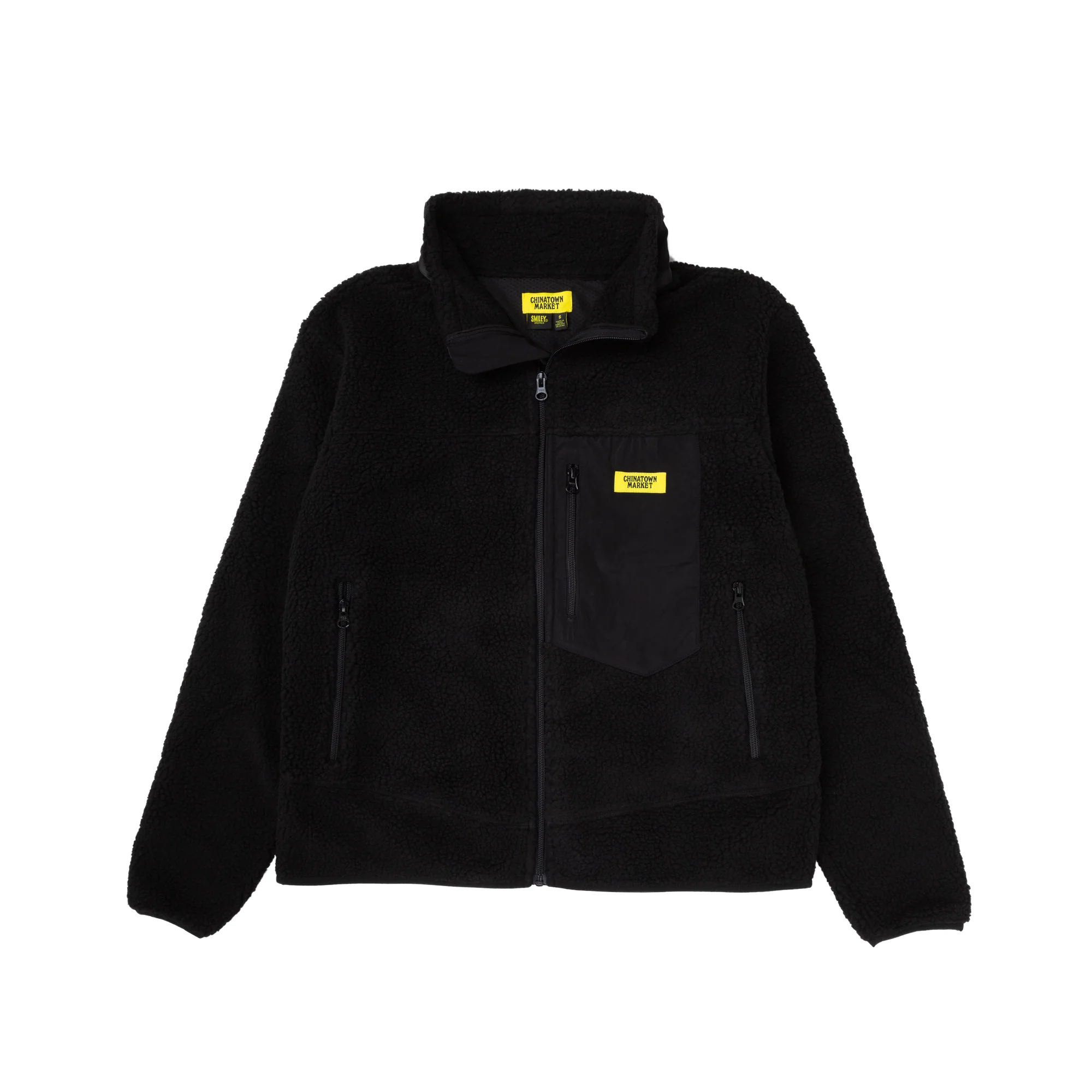 Chinatown Market Smiley Sherpa Jacket [CTMH-PFJK]