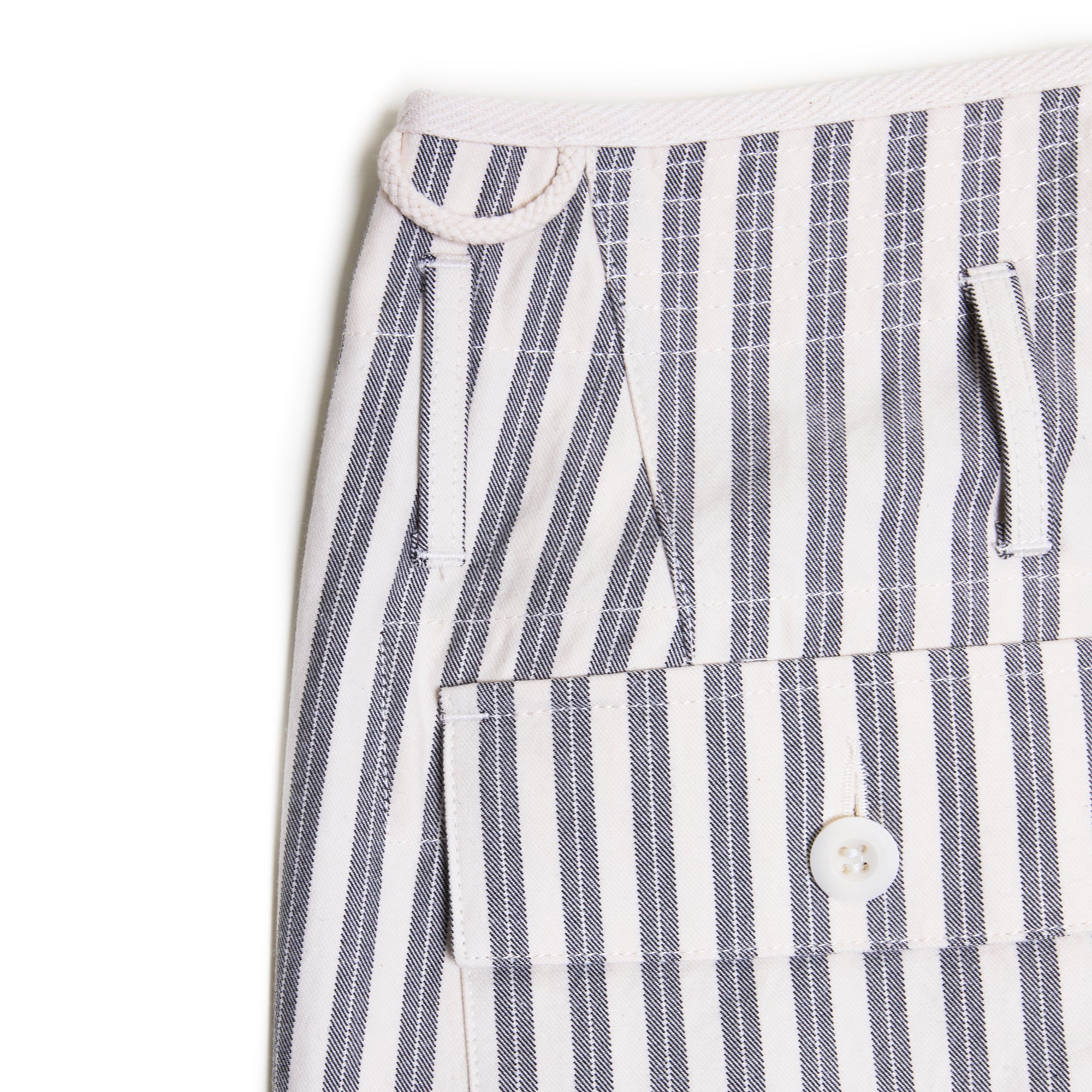 Comme des Garcons JUNYA Mens Striped Pants - Image 5
