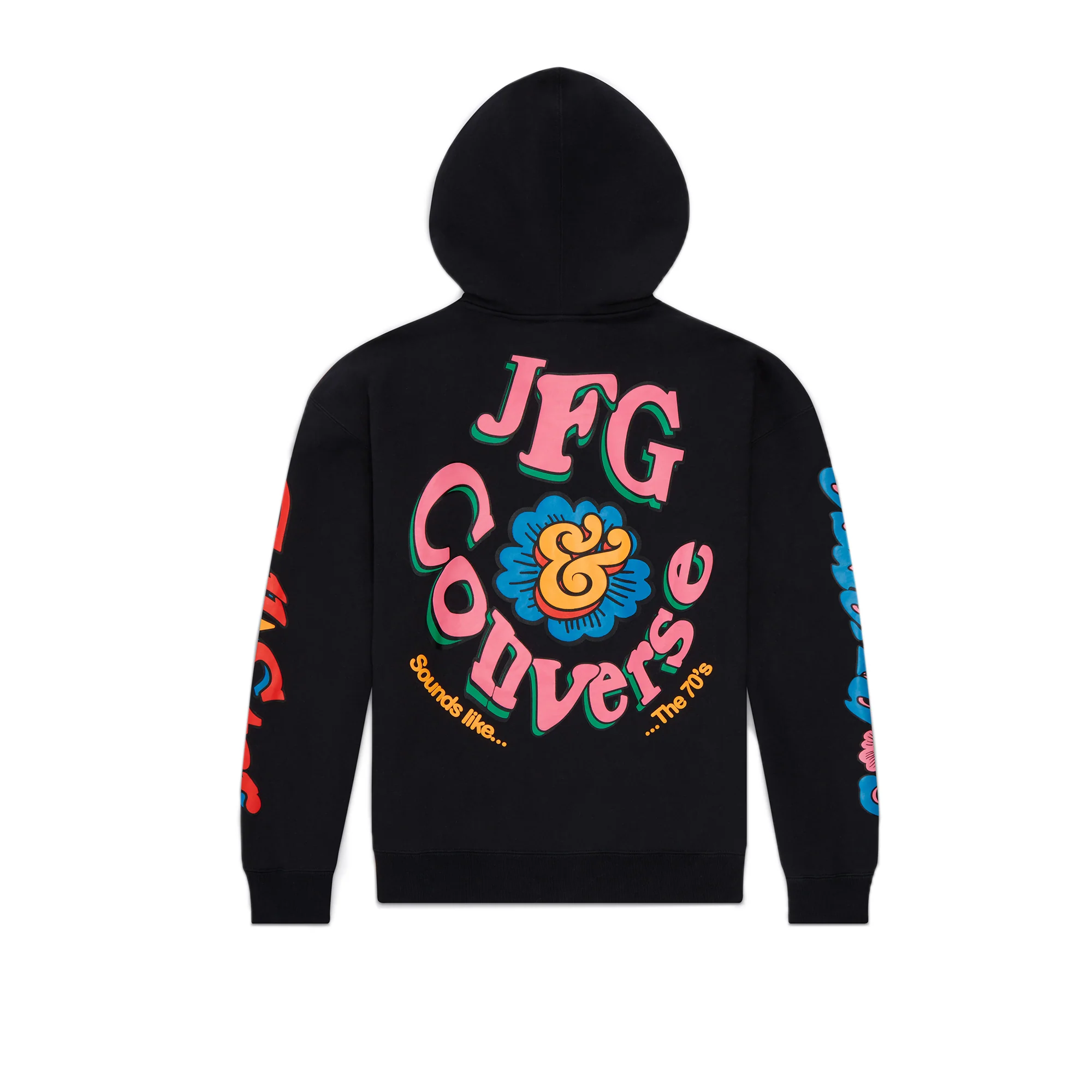 Converse x JFG Men 'Black' Hoodie - Image 2