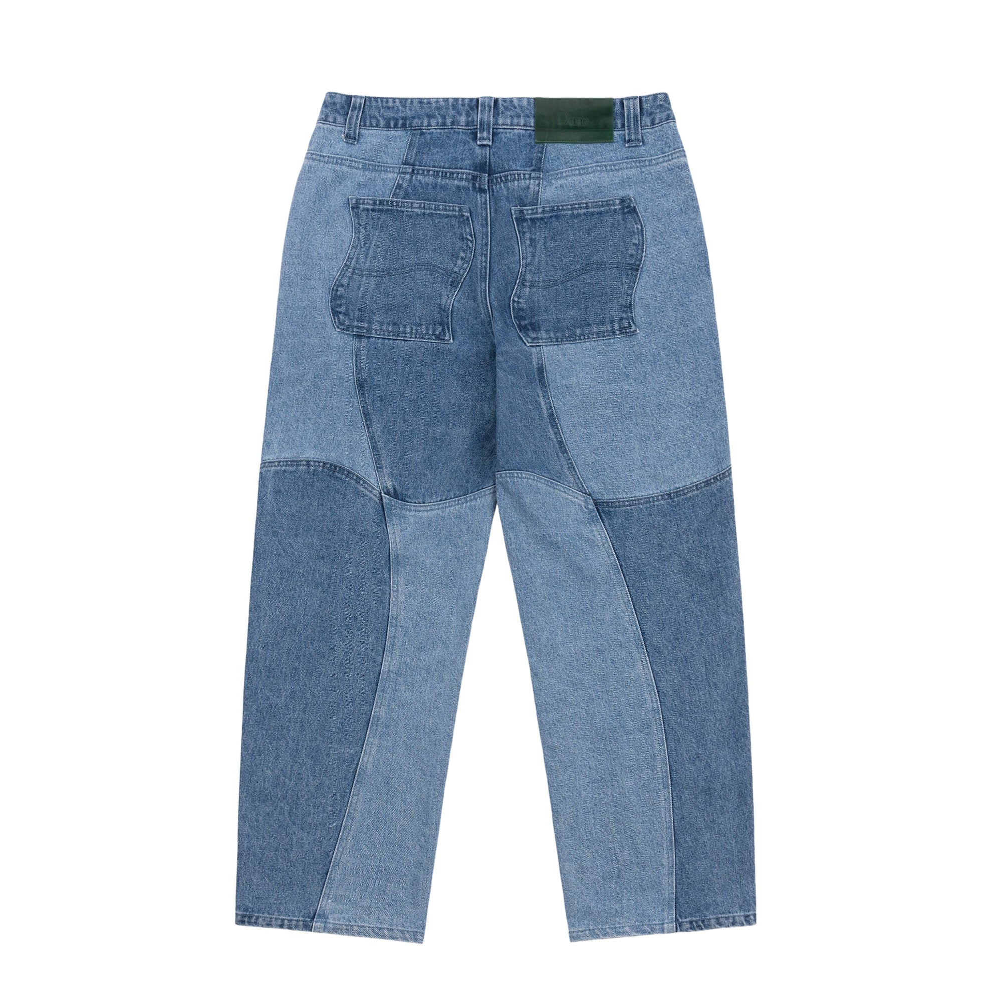 Dime Mens Blocked Relaxed Denim Pants - Image 3