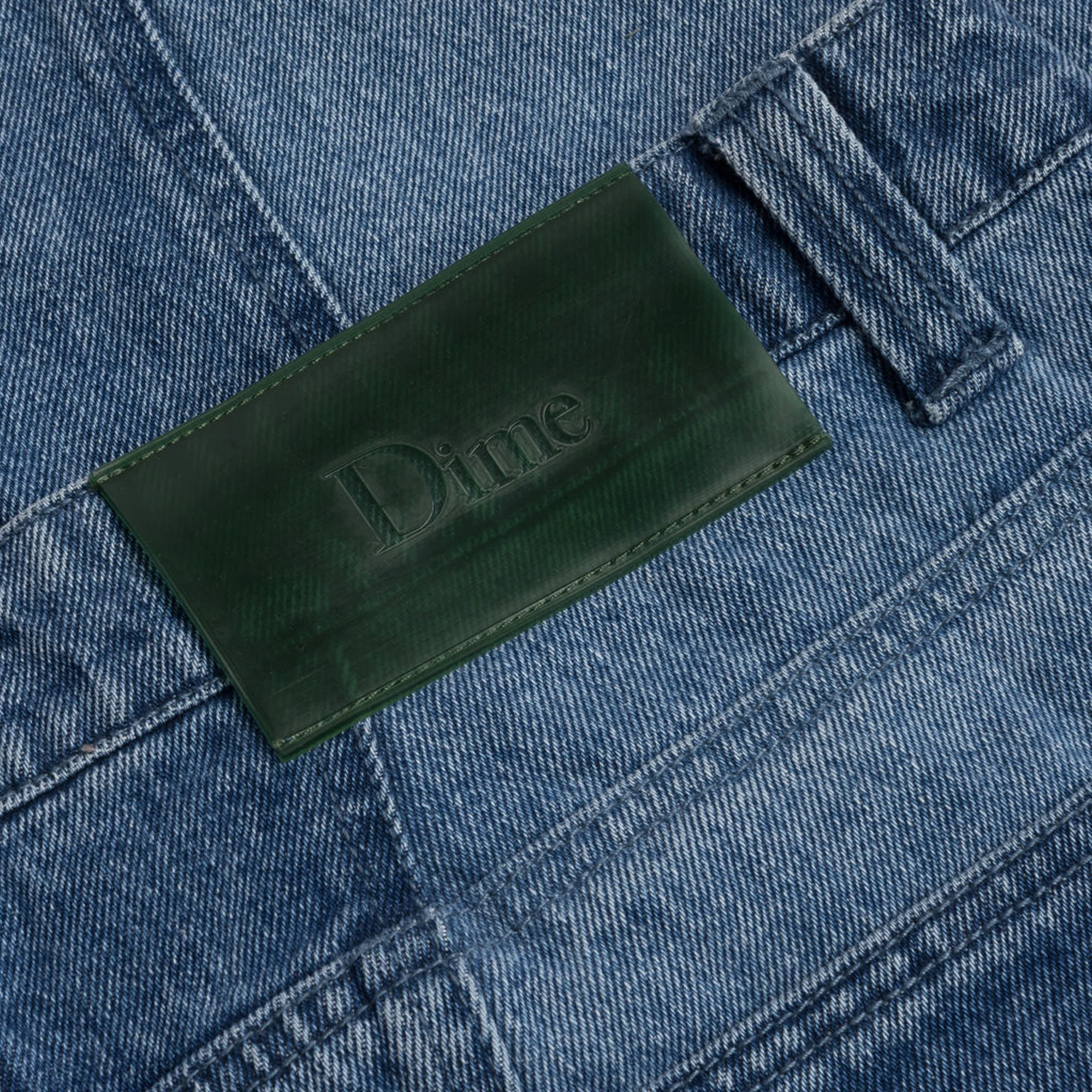 Dime Mens Blocked Relaxed Denim Pants - Image 4