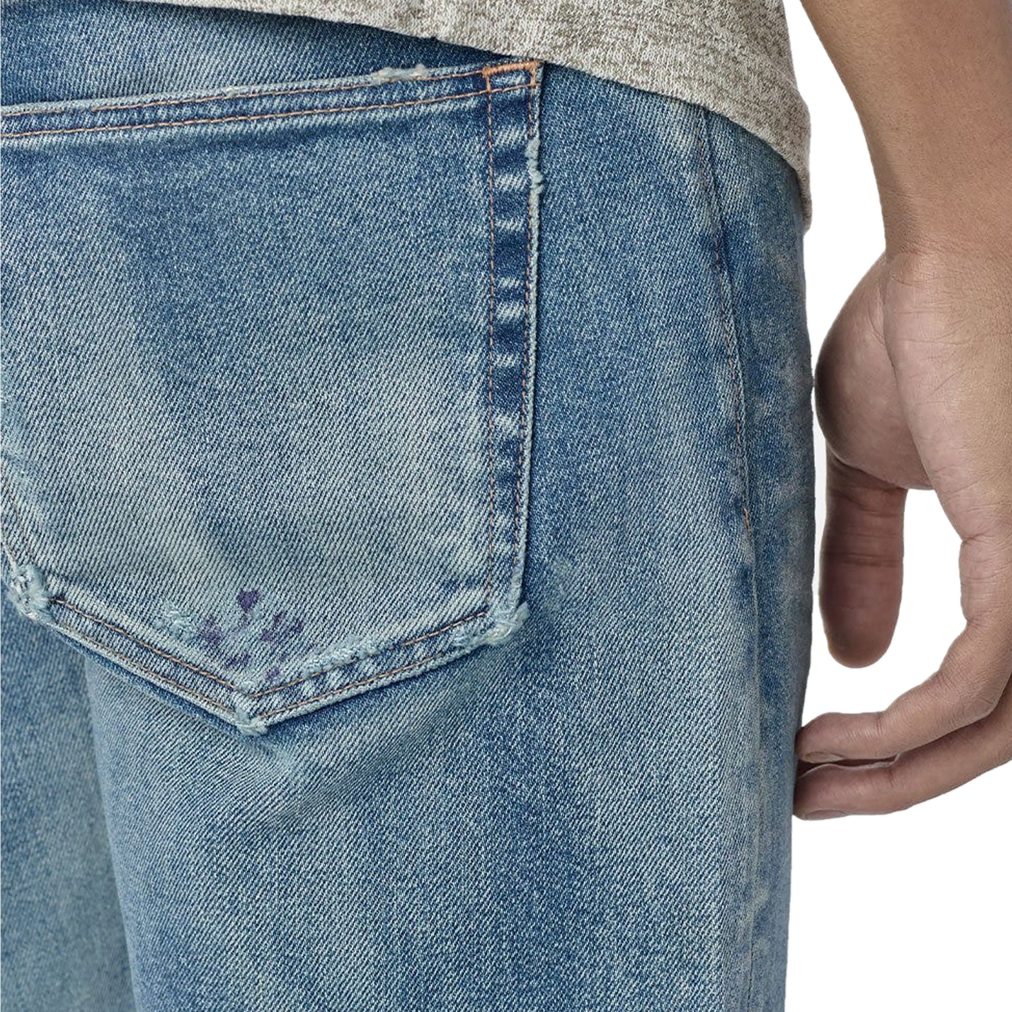 John Elliott Mens The Cast 2 Juliette Denim Pants - Image 3