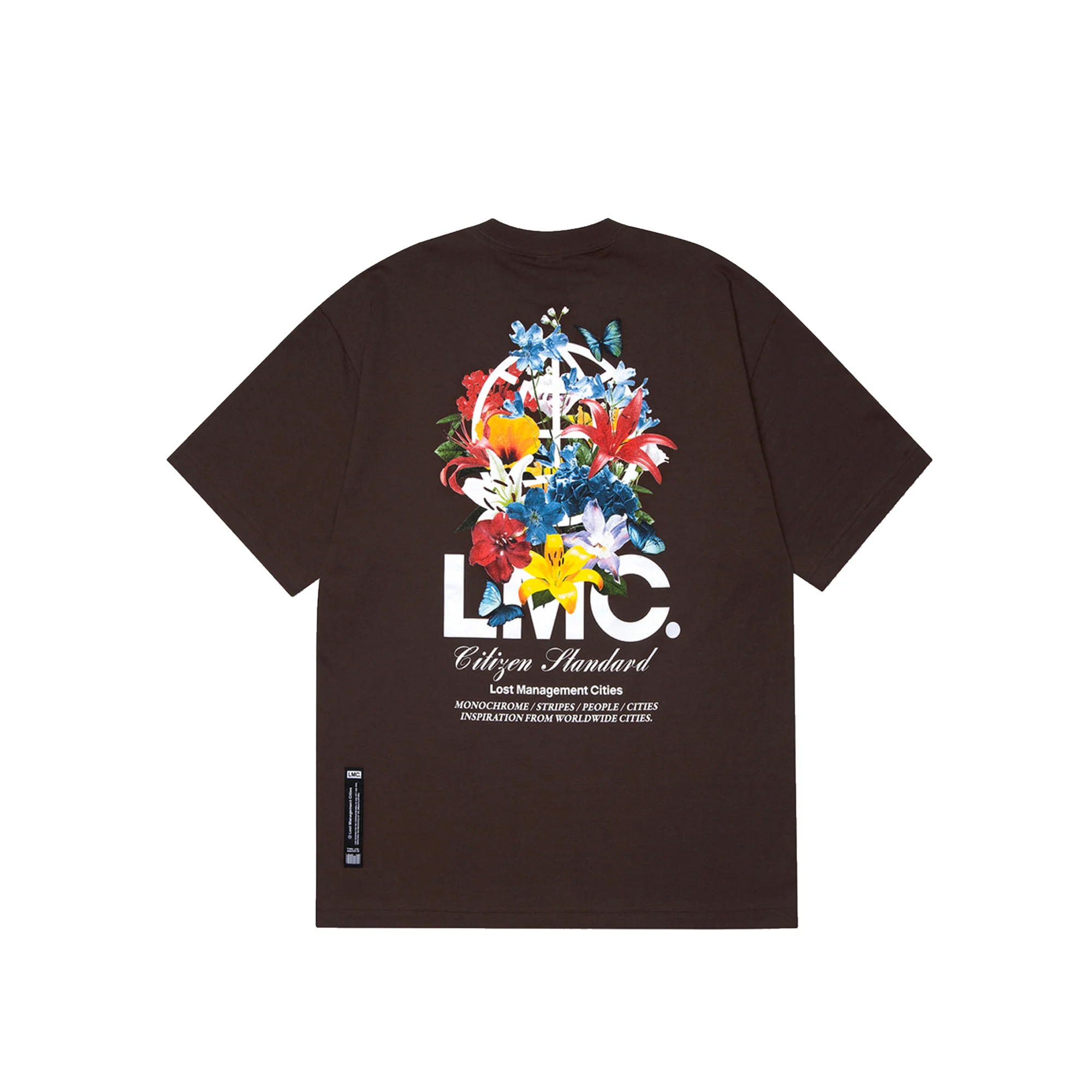 LMC Flower Garden Tee 'Brown' - Image 2