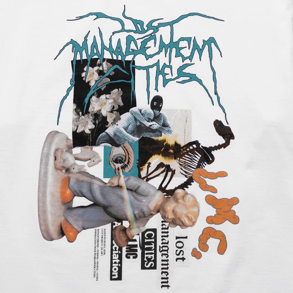 Lost Management Cities ZT V2 T-Shirt 'White' - Image 3