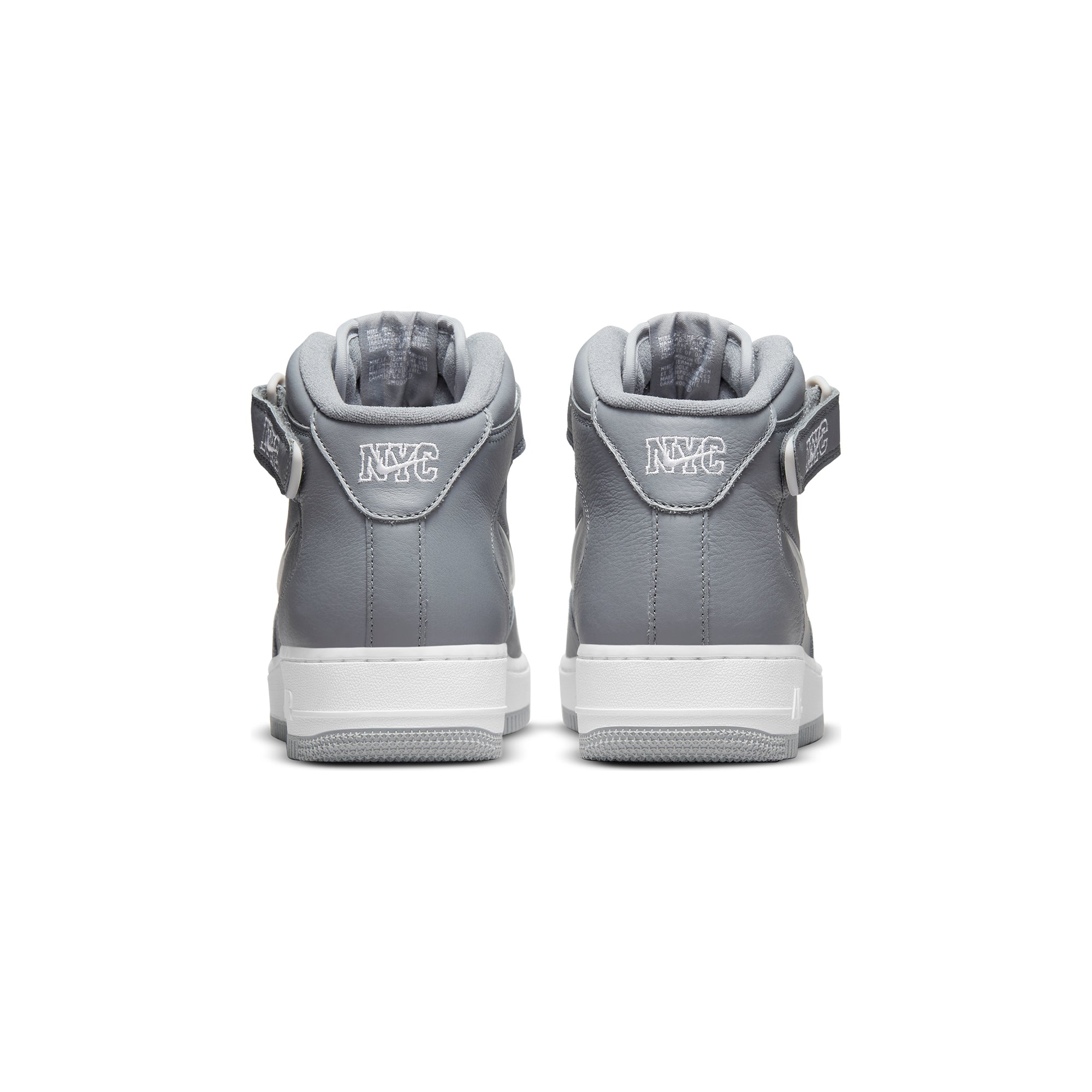 Nike Mens Air Force 1 Mid 'Cool Grey' - Image 3