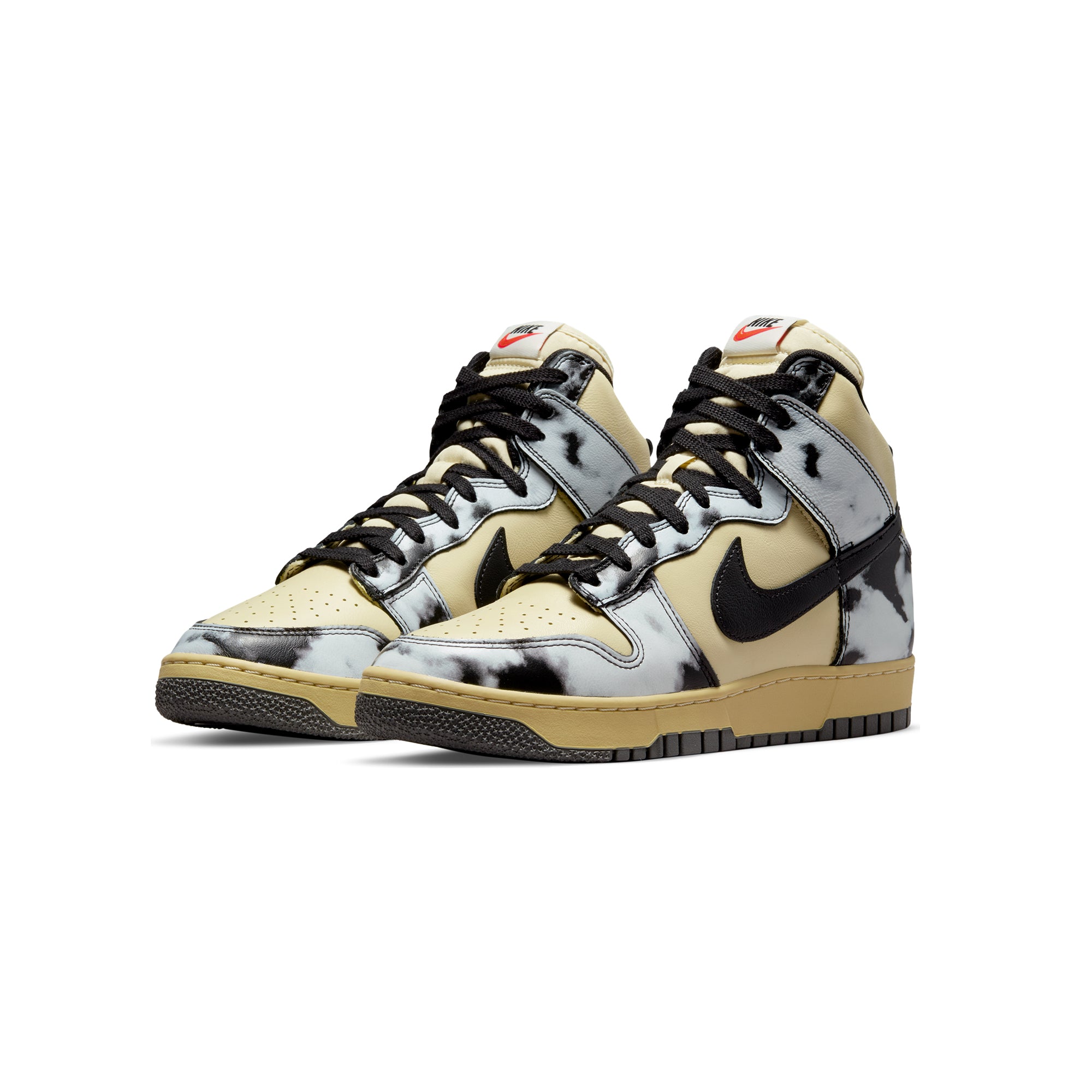 Nike Mens Dunk High 1985 SP Black Acid Wash Shoes - Image 2