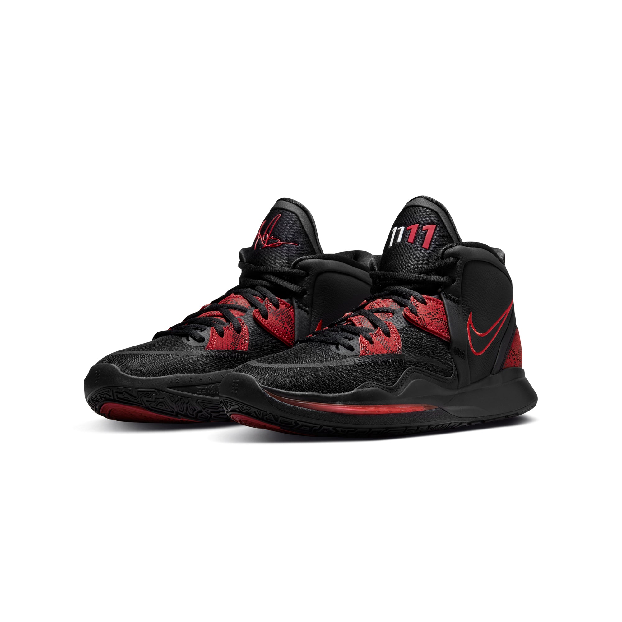 Nike Mens Kyrie Infinity Shoes Black/University Red - Image 2