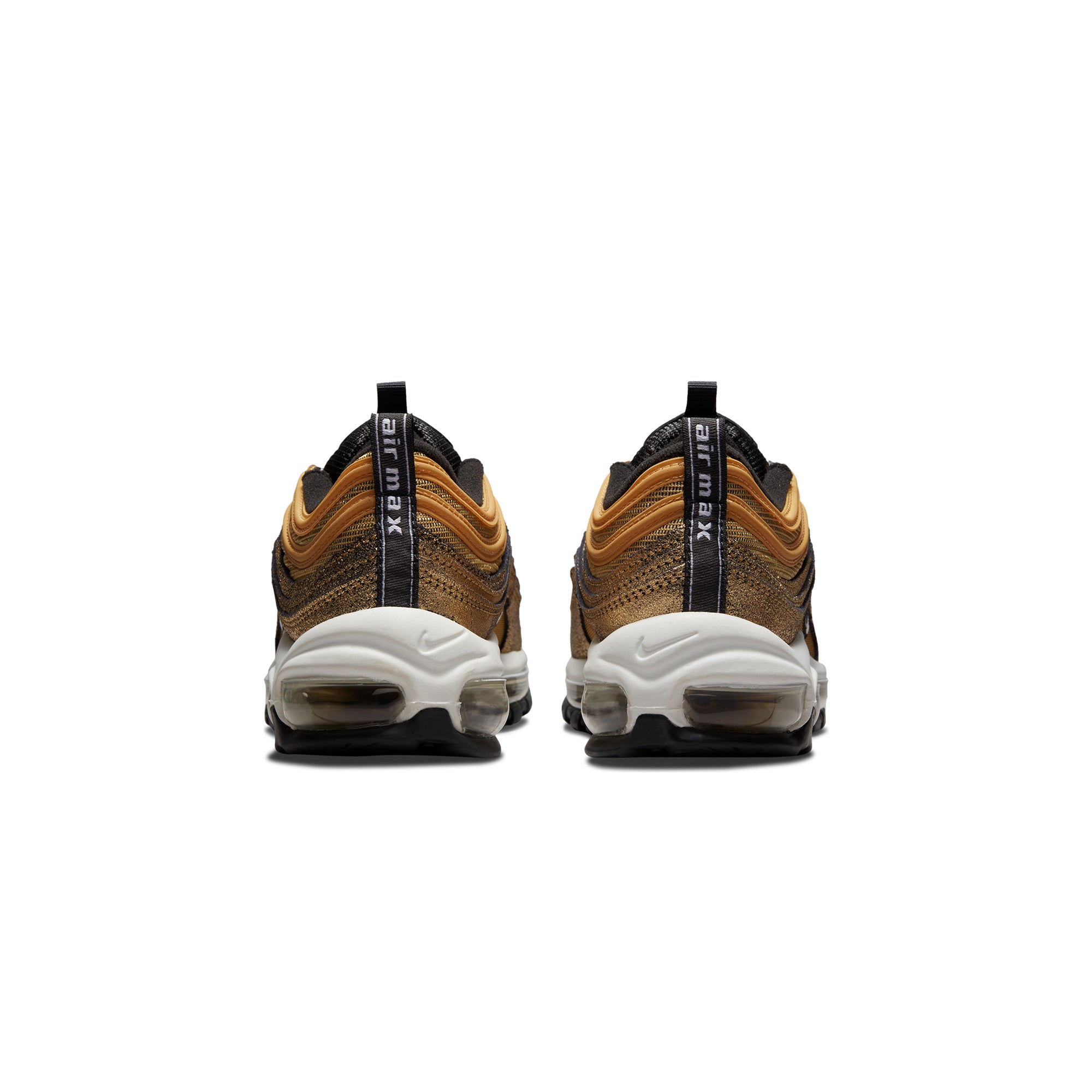Nike Womens Air Max 97 Shoes 'Twine/White/Metallic Gold' - Image 3