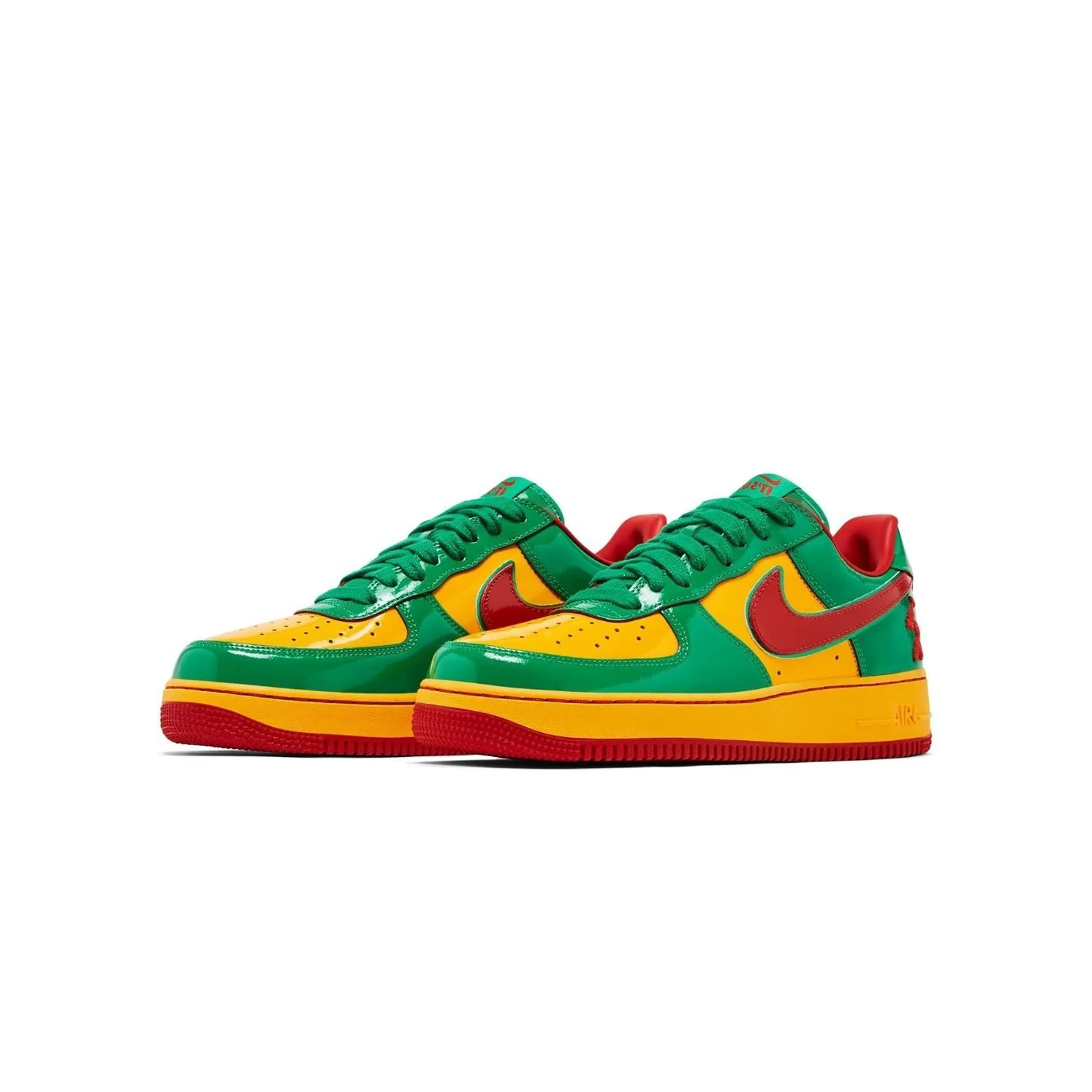 Nike x Lil Yachty Mens Air Force 1 Low Concrete Boys "Lucky Green" Shoes - Image 2