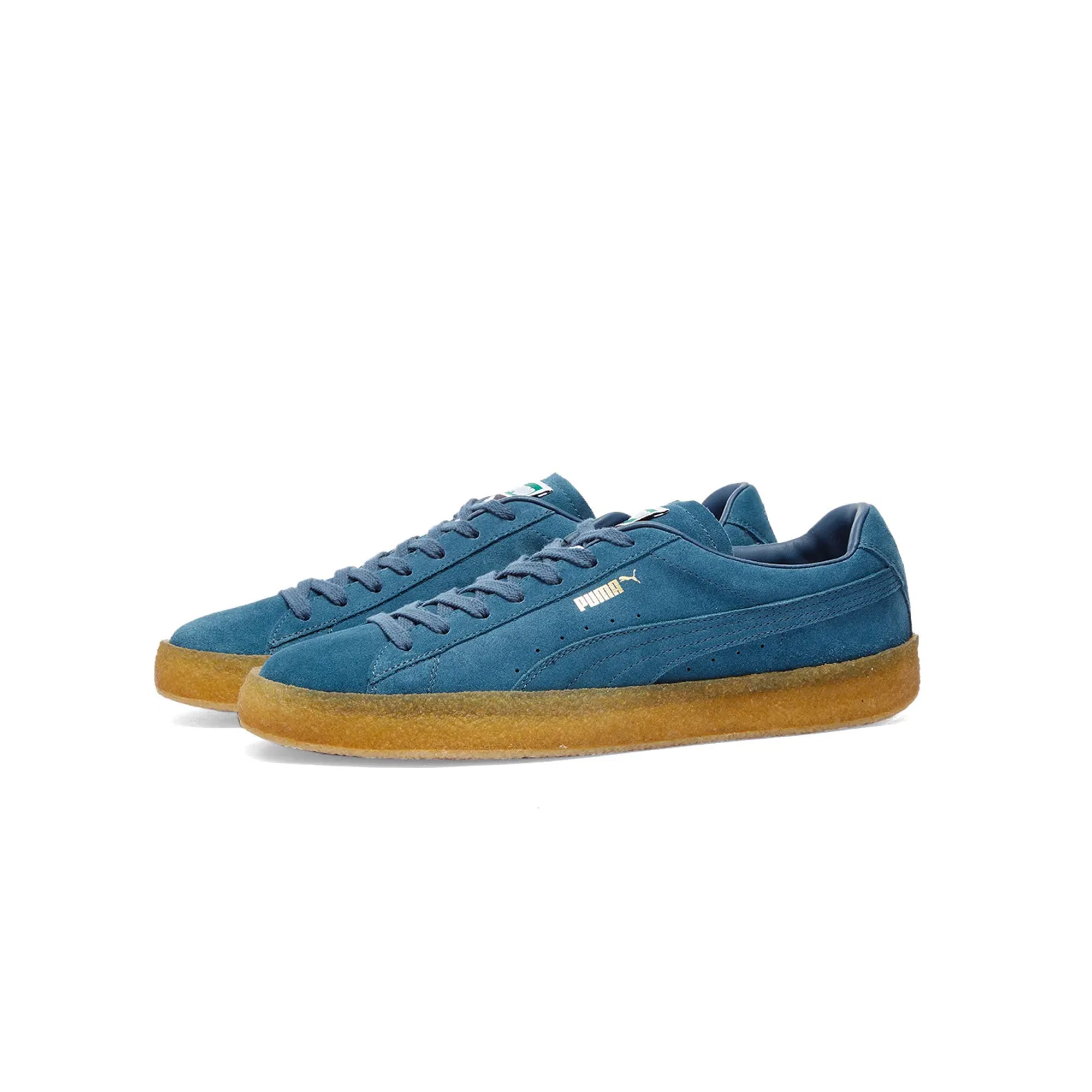 Puma Mens Suede Crepe Shoes 'Intense Blue' - Image 2