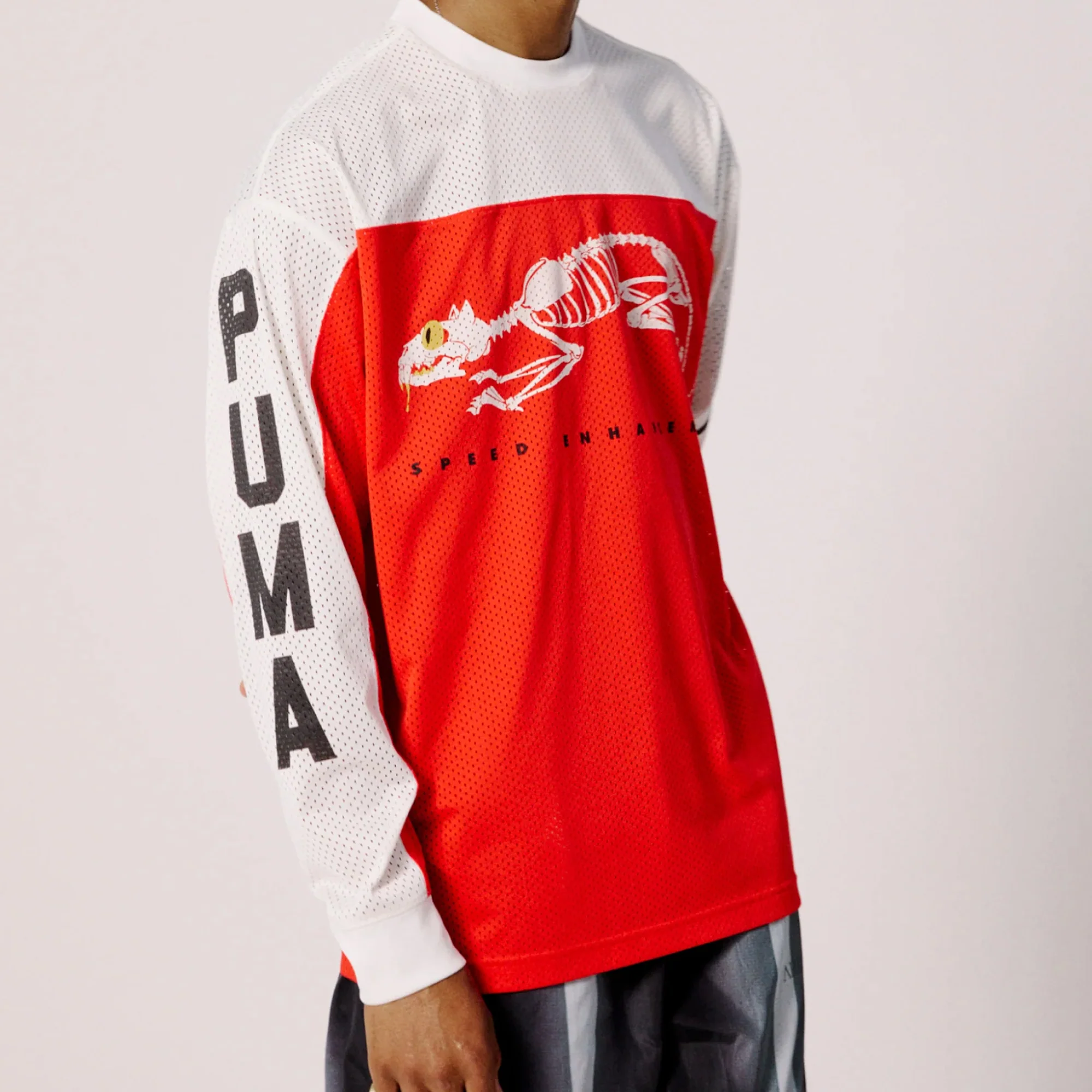 Puma x Aries Mens Mesh Longsleeve - Image 2