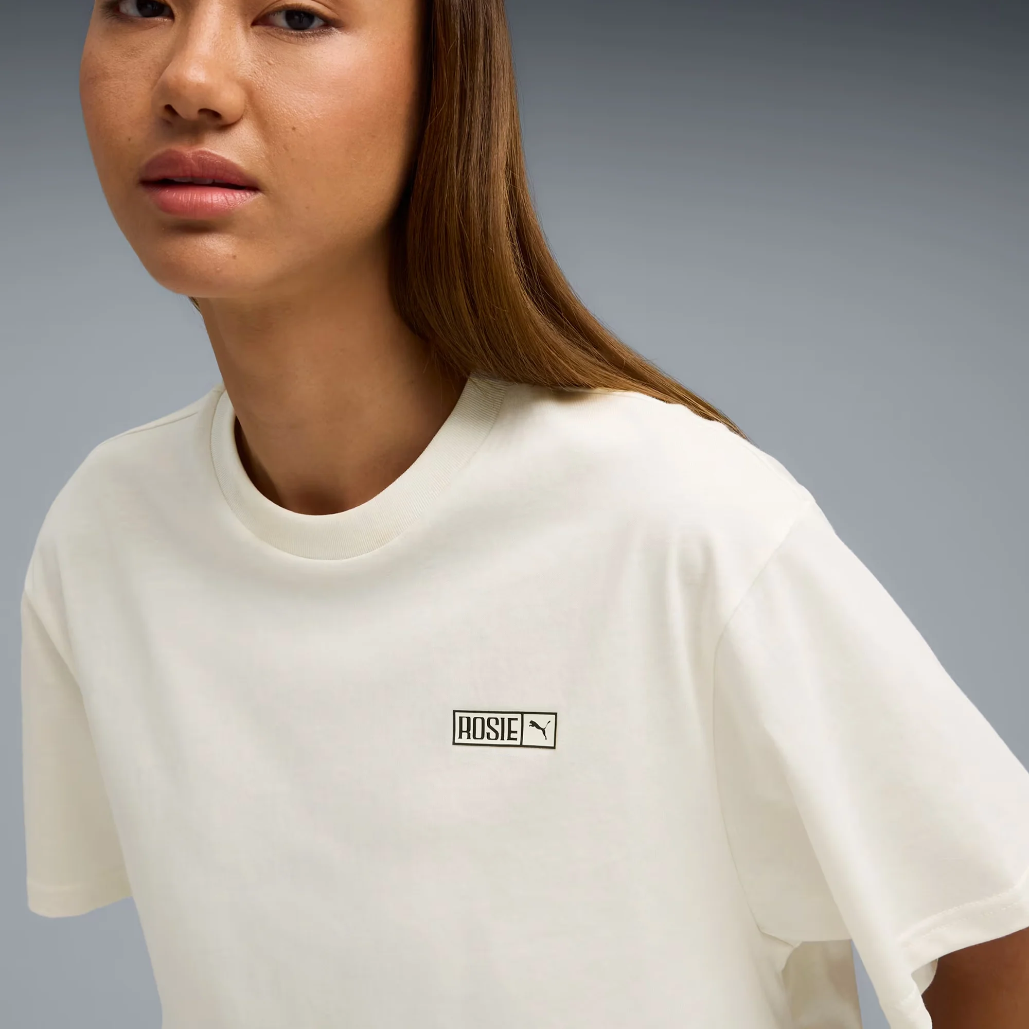 Puma x Rosé Womens Relaxed Tee - Image 4
