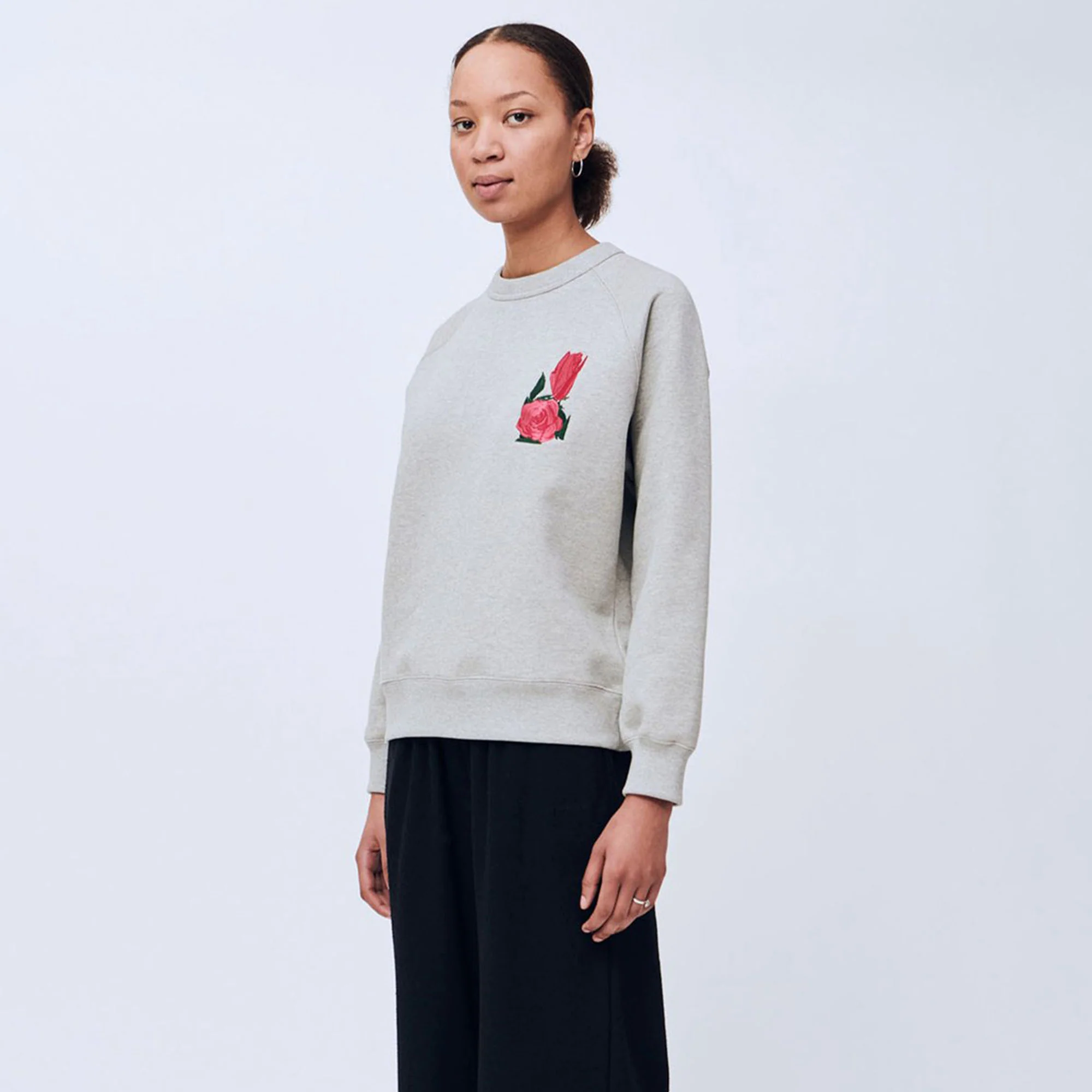 Soulland Womens Amy Rose Sweater 'Grey' - Image 2