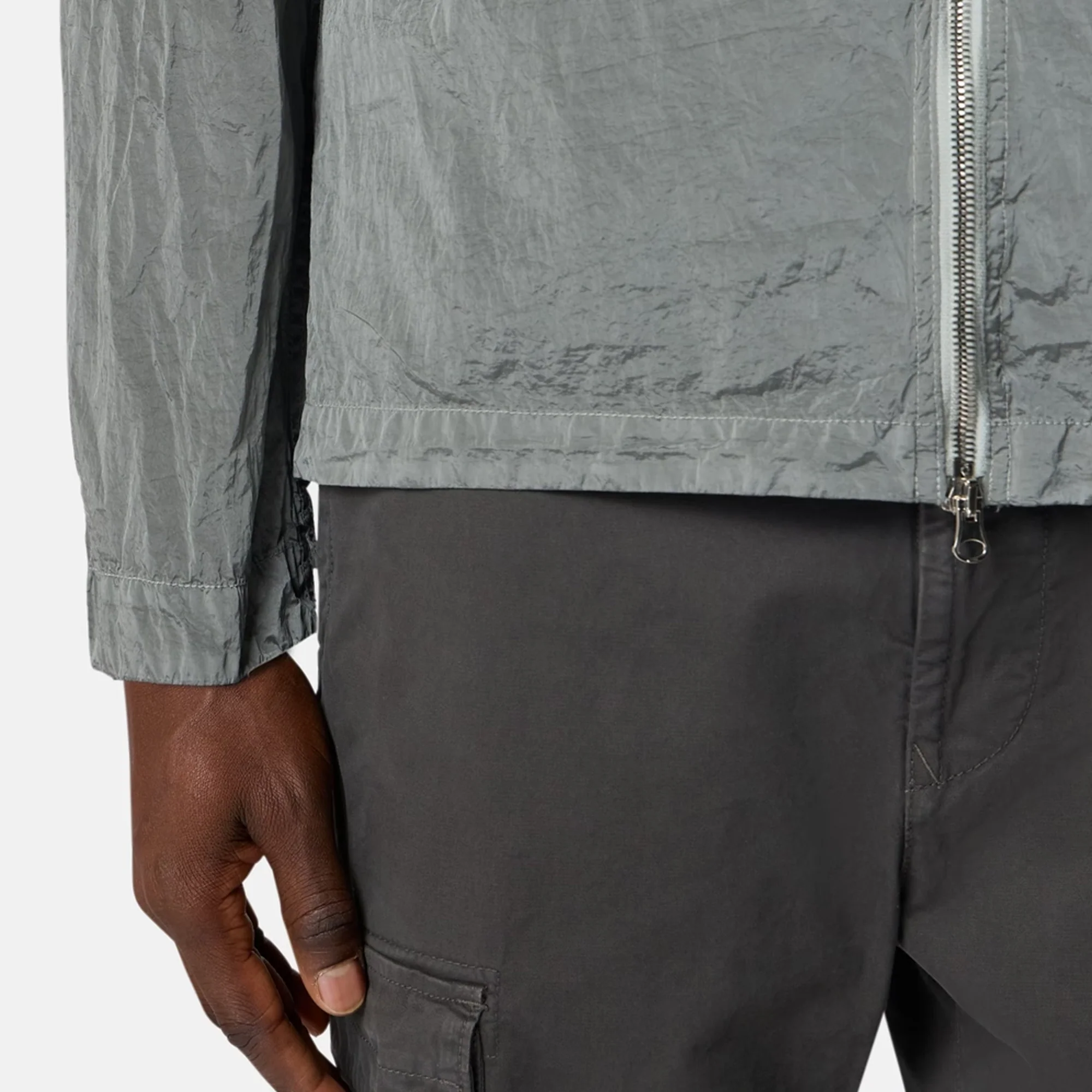 Stone Island Mens Nylon Metal ECONYL® Overshirt - Image 3