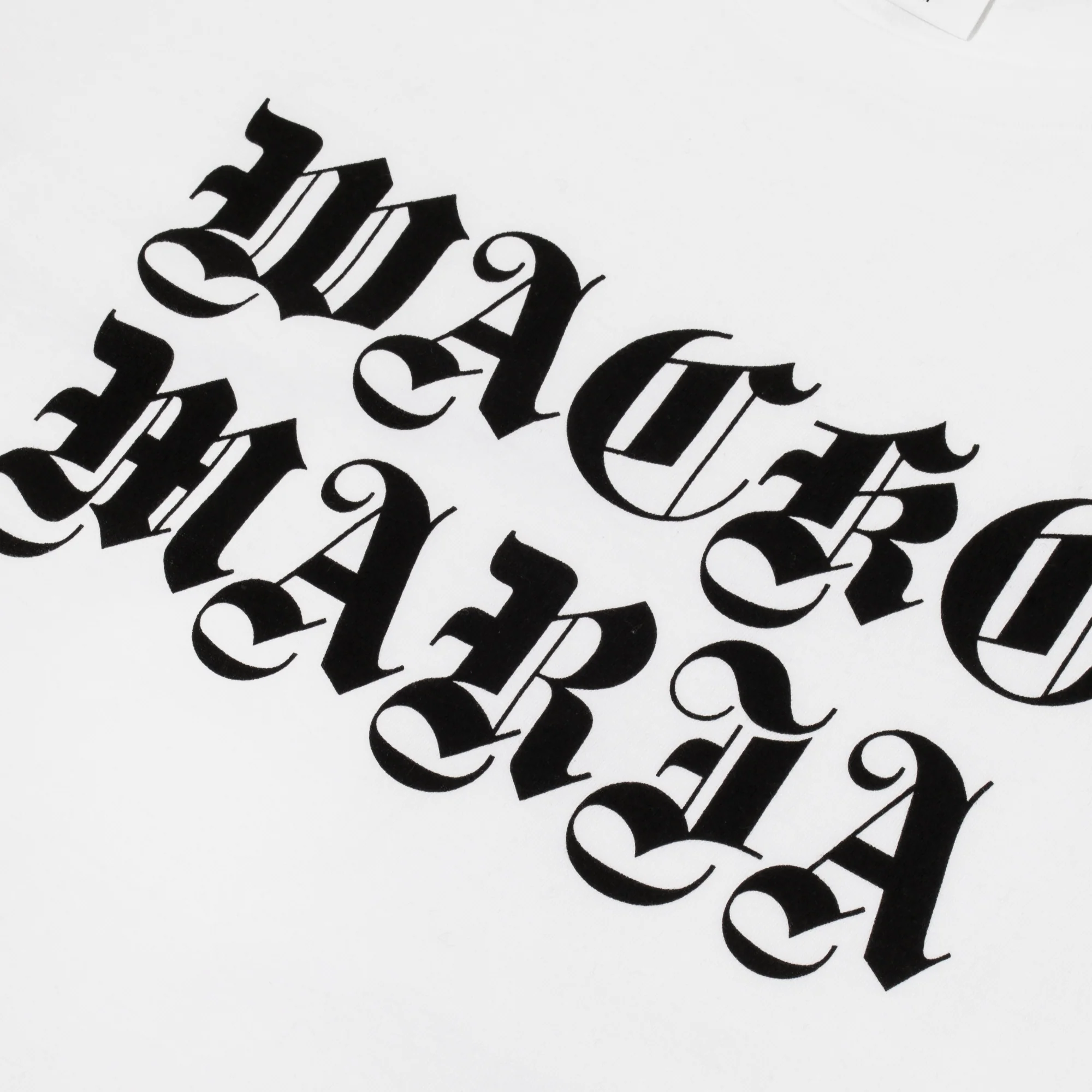 Wacko Maria Mens Washed Heavy Weight Crew Neck Tee 'White' - Image 2